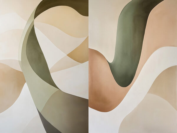 Two images of a painting