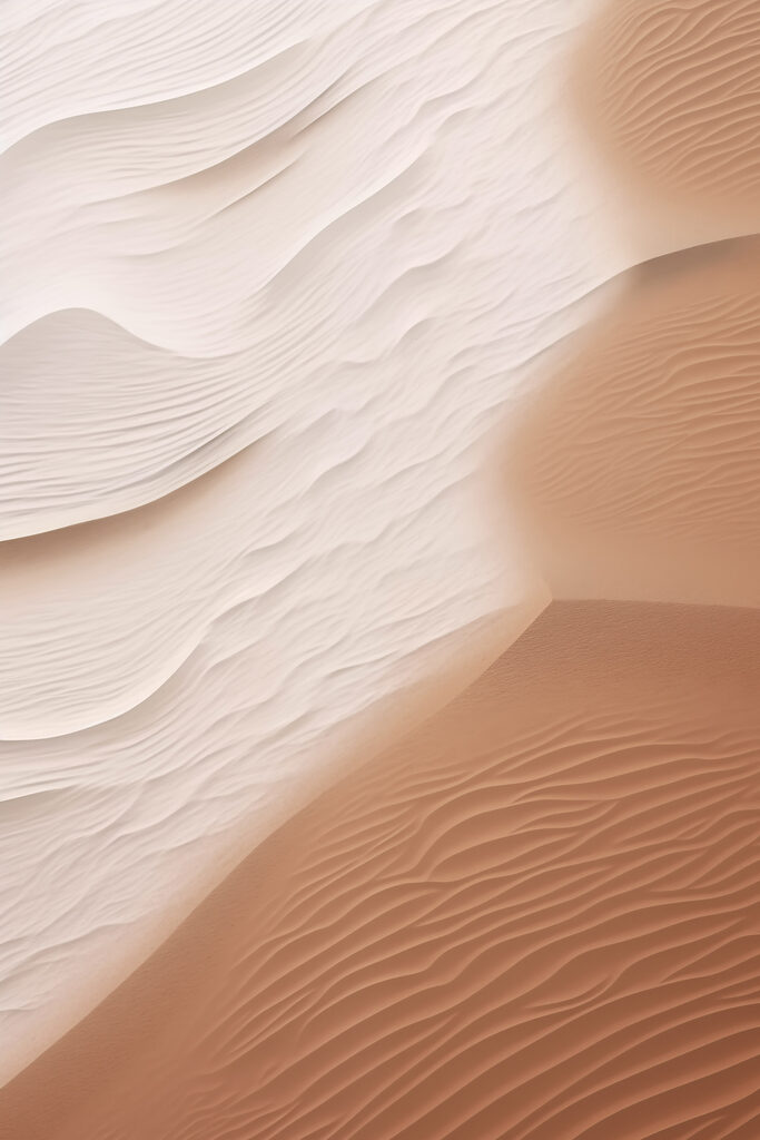 Sand dunes with waves