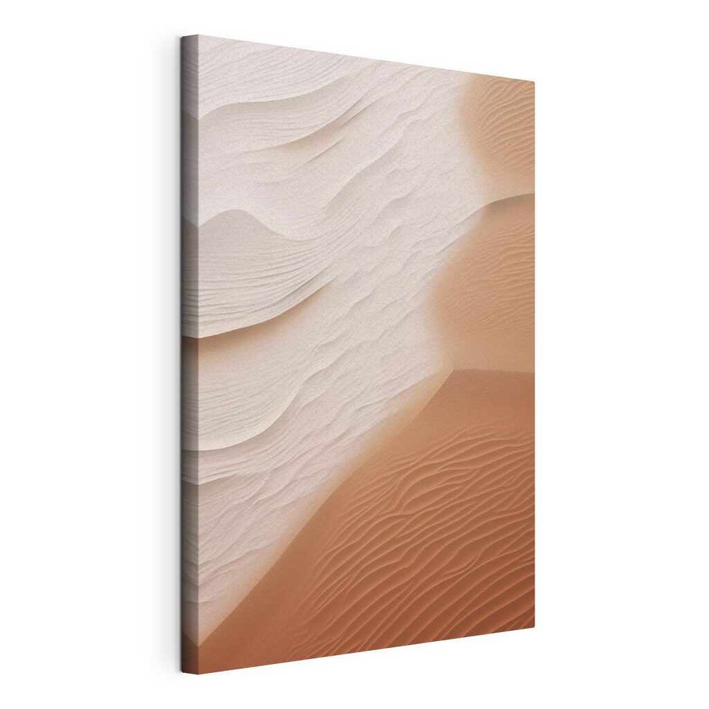 Sand dunes with waves