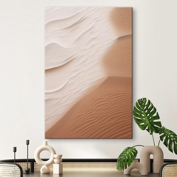 Sand dunes with waves