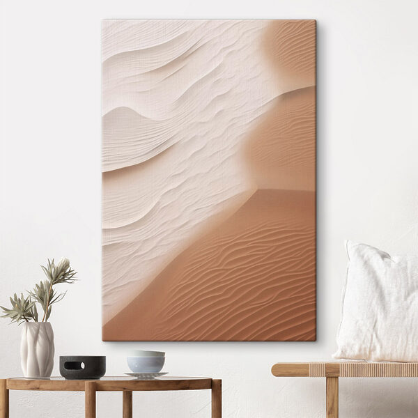 Sand dunes with waves