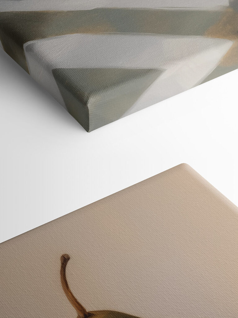 Plate of pears on a table