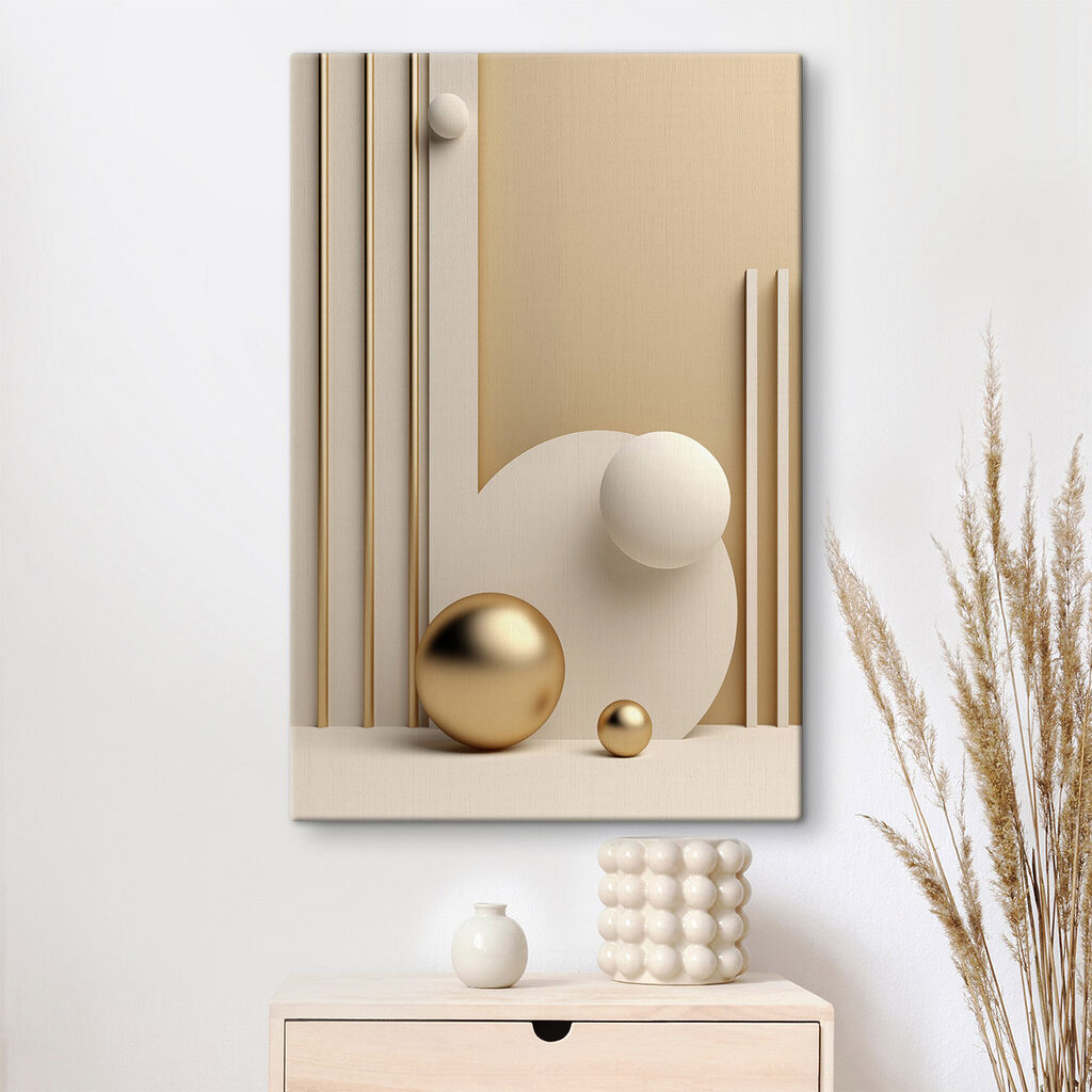 Soft shapes in warm tones