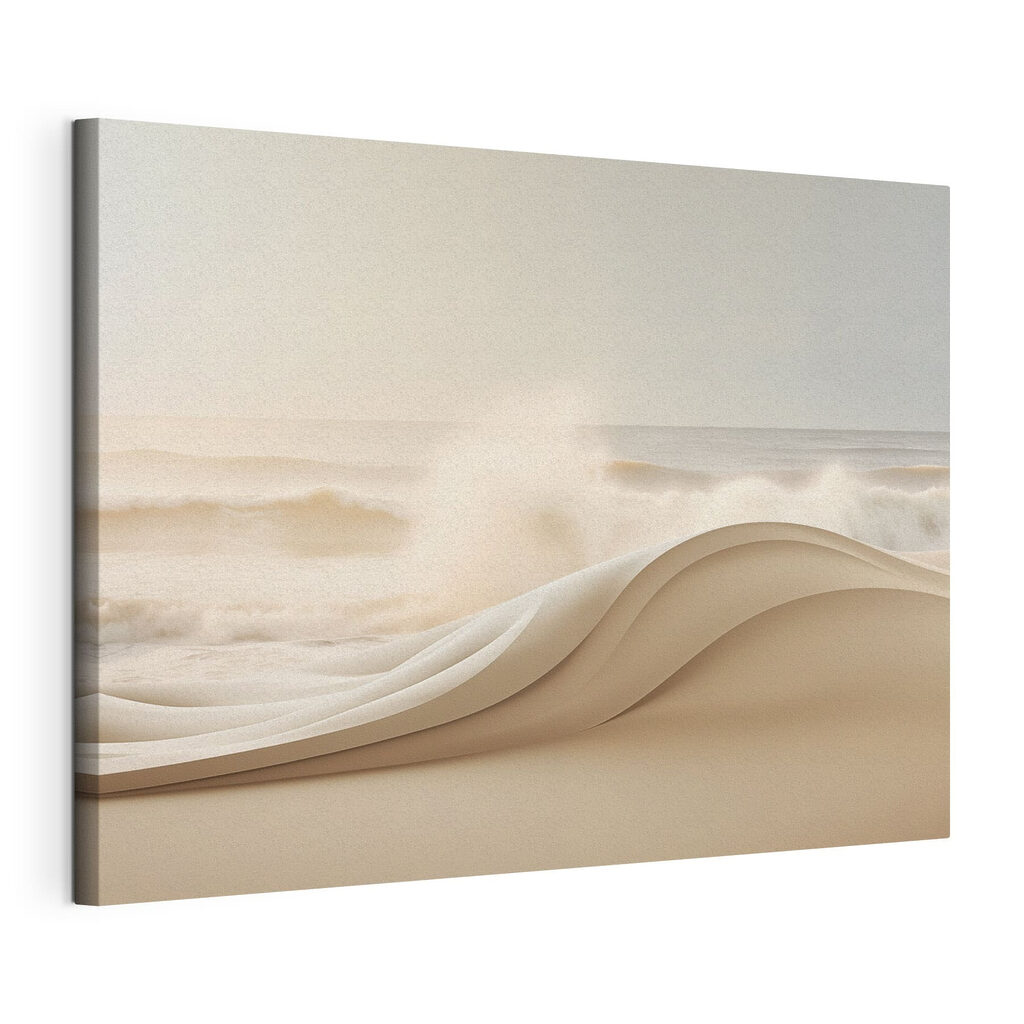 White wave on a beach White wave on a beach