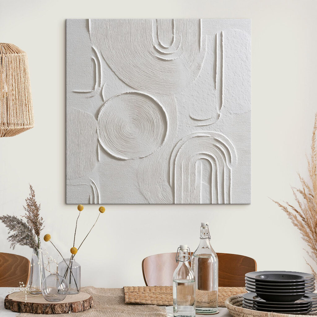 White and grey art