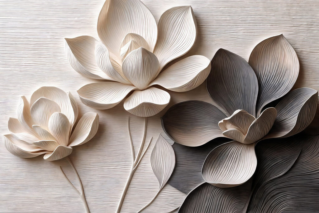 Elegant floral design in soft hues