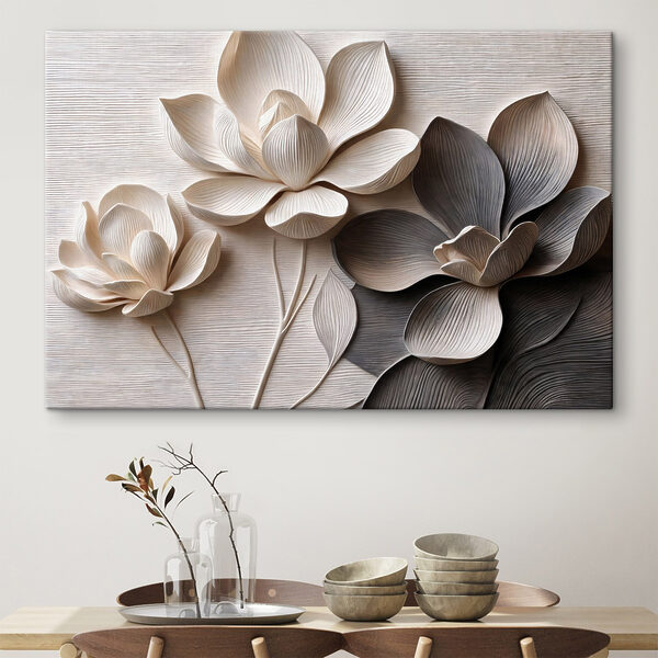 Elegant floral design in soft hues