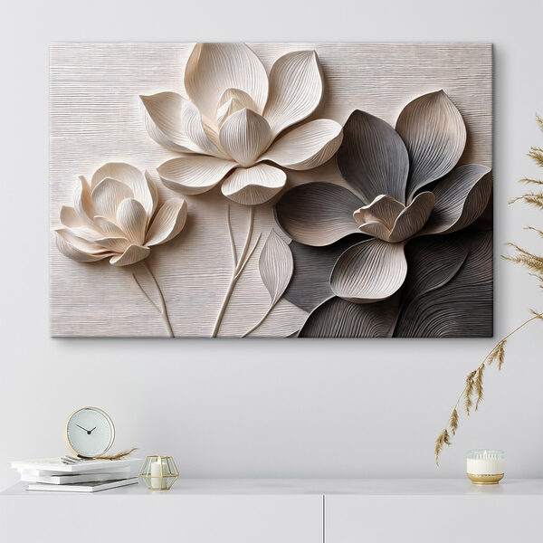 Elegant floral design in soft hues