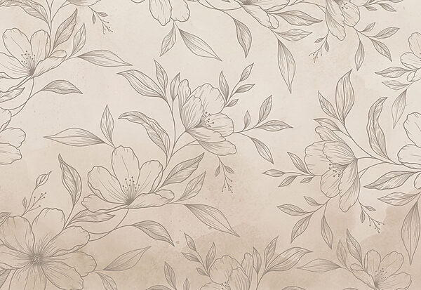 Delicate floral design on soft background