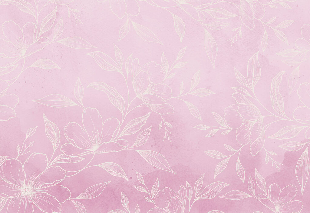 Pink and white floral pattern