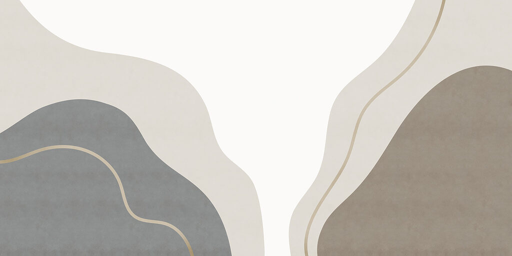 Smooth curves in soft neutral tones