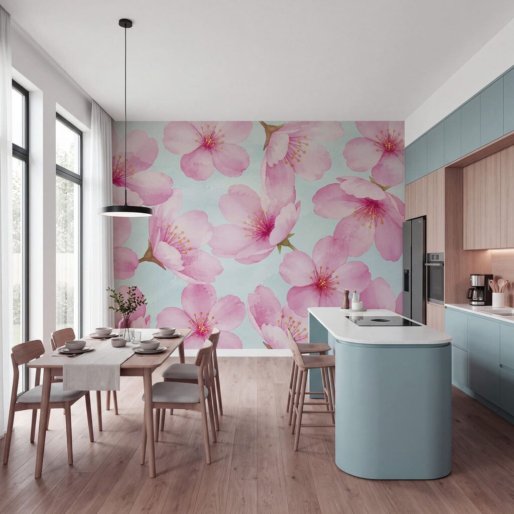 Fototapety Vzor z ružových kvetov (Katalógové číslo: t01132) Fototapety Vzor z ružových kvetov (Katalógové číslo: t01132)