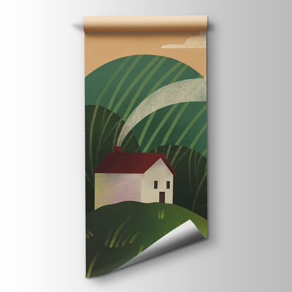 Fototapety Krajina s vodnou plochou, skalami a stromami (Katalógové číslo: t01165) Fototapety Krajina s vodnou plochou, skalami a stromami (Katalógové číslo: t01165)